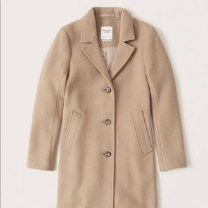 Abercrombie wool dad coat